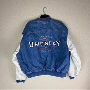 Union Bay American Favorites Denim Varsity Jacket